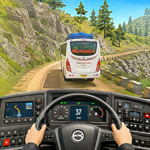 Games like US Highway Bus drive 3D Game