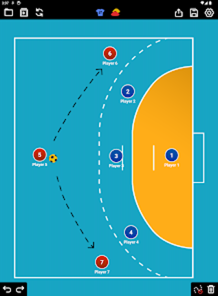 Coach Tactic Board: Handball Image
