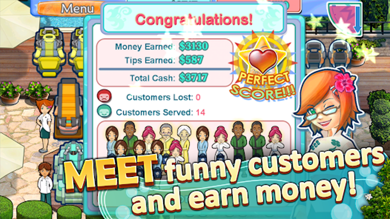 Sally's Spa screenshot