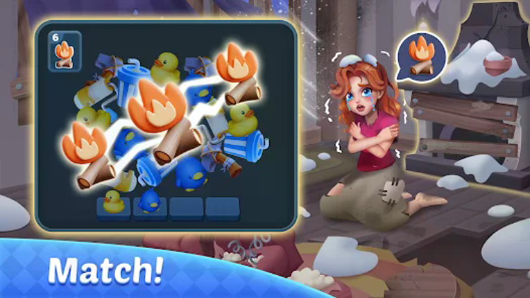 Triple Family 3D™- Match Story screenshot