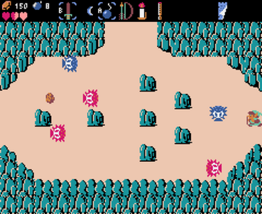Mini Zelda on Pyxel ミニ ゼルダ Image