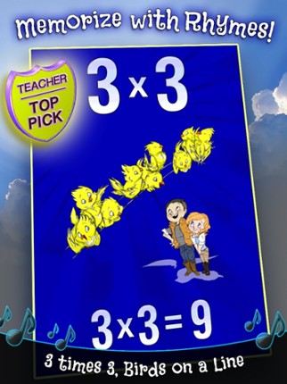 HappyMath Multiplication Facts screenshot