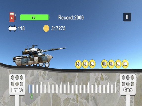 Hill racing car - Crazy game screenshot