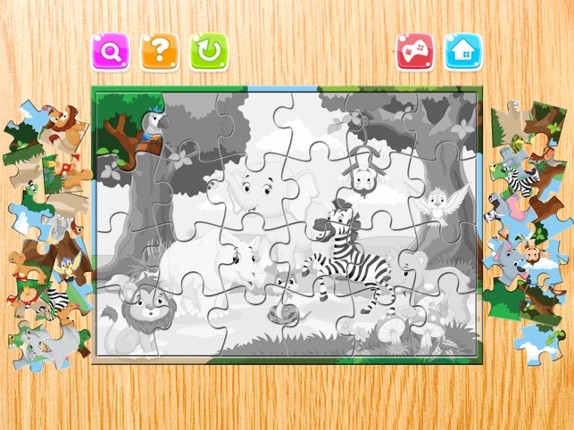 Animals Puzzle Games Free Jigsaw Puzzles for Kids screenshot