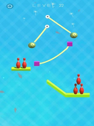 Bowling Cut Rope Puzzle screenshot