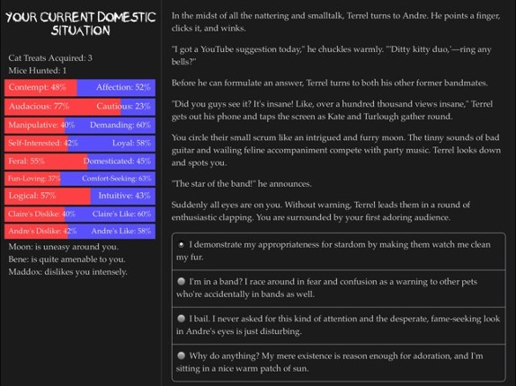 Choice of the Cat screenshot