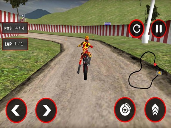 Dirt Bike Stunt Motocross Game screenshot