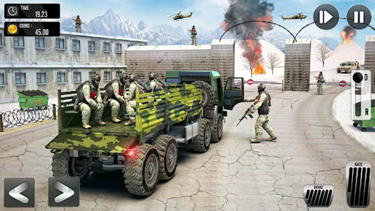 Army Simulator Truck games 3D screenshot