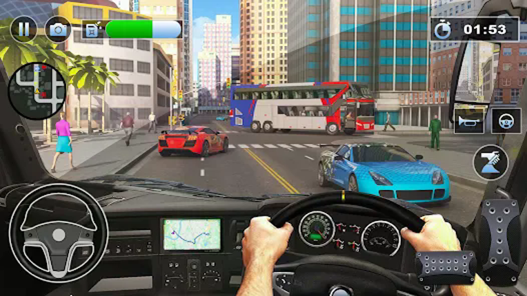 Bus Simulator : 3D Bus Games screenshot