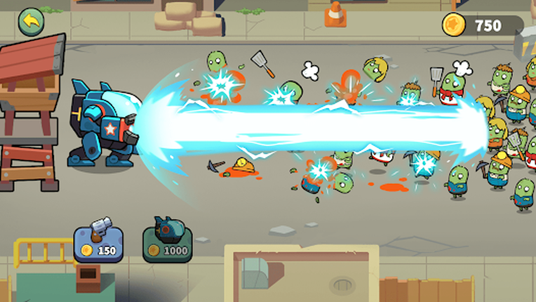 Merge Mech vs. Zombie Brawl screenshot