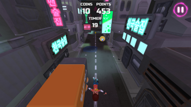 Neon City Endless Runner screenshot