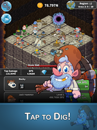 Tap Tap Dig: Idle Clicker Game screenshot