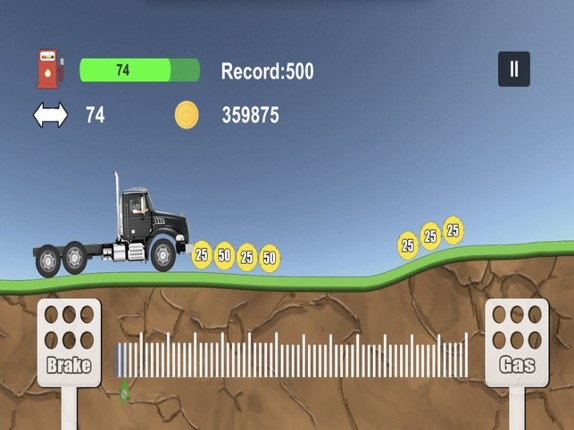 Hill racing car - Crazy game screenshot