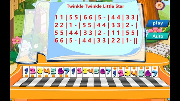 Kindergarten MUSIC - BABY PIANO screenshot