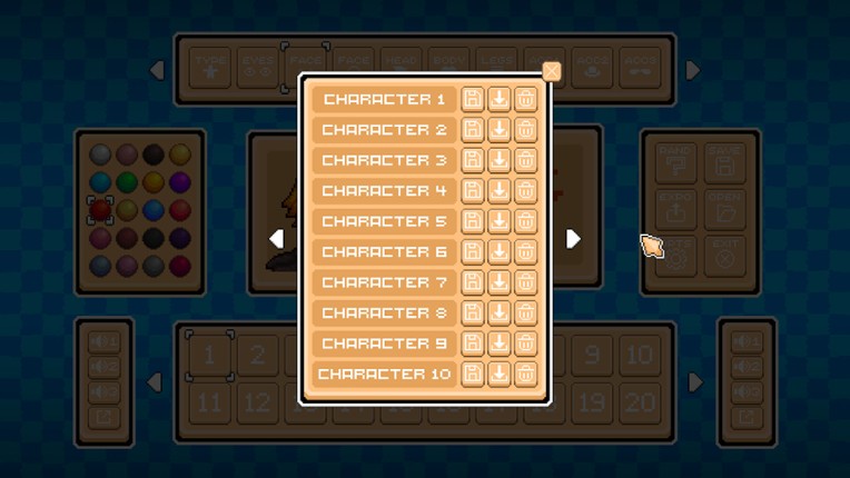 Pixelart Character Creator screenshot