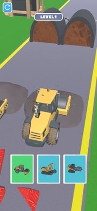 Bulldozer Race 3D screenshot