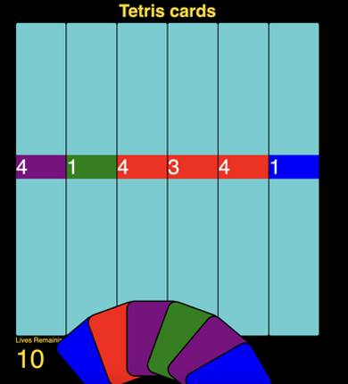 Card tetris screenshot