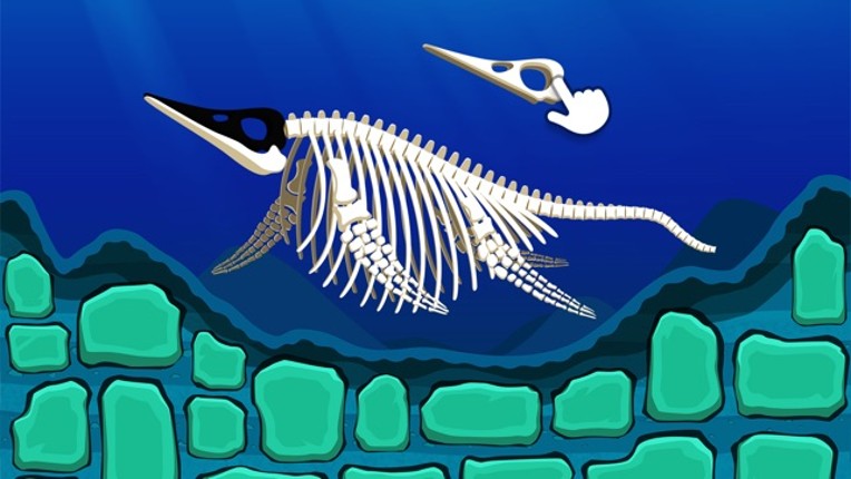 Dinosaur Park 3: Sea Monster - Fossil dig &amp; discovery dinosaur games for kids in jurassic park screenshot