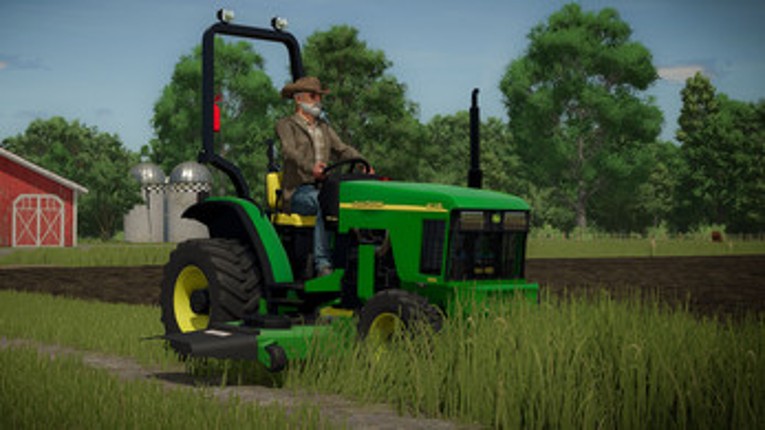 FS25 John Deere 4100 Compact Tractor and Deck screenshot