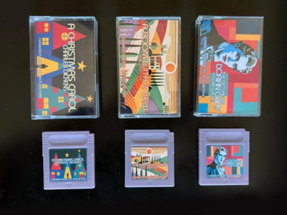 GBbook - Custom Game Boy Cartridge with Books and Literature Classics screenshot