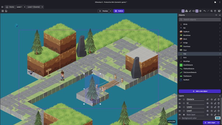GDevelop screenshot