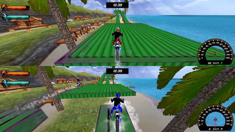 Hill Bike Racing 3D - Multiplayer 1V1 screenshot