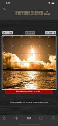 Picture Tile Slider In Space Image