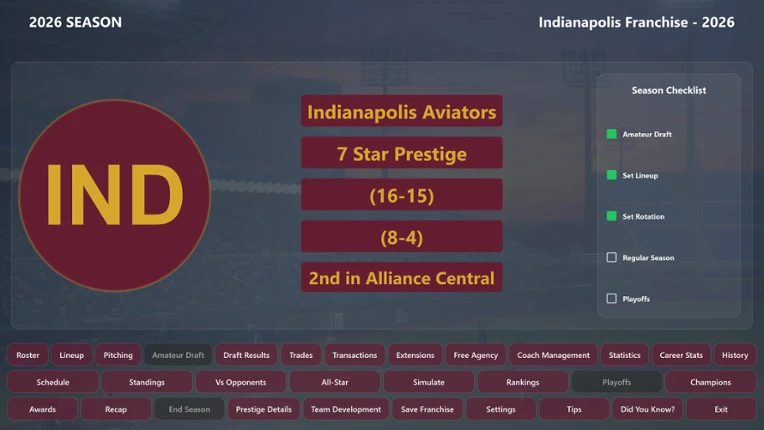 Pro Baseball: Franchise Builder screenshot