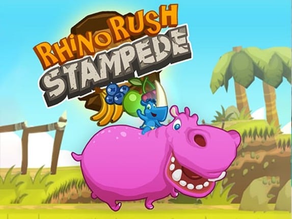 Rhino Rush Stampede Game Cover