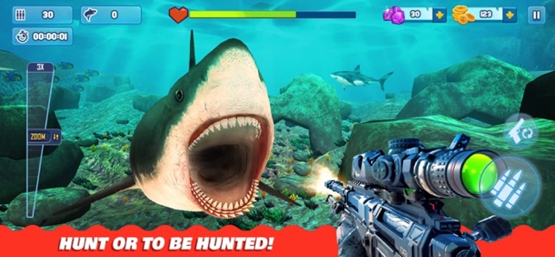 Shark Hunting Games: Sniper 3D screenshot