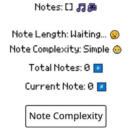Simple Music Generator screenshot