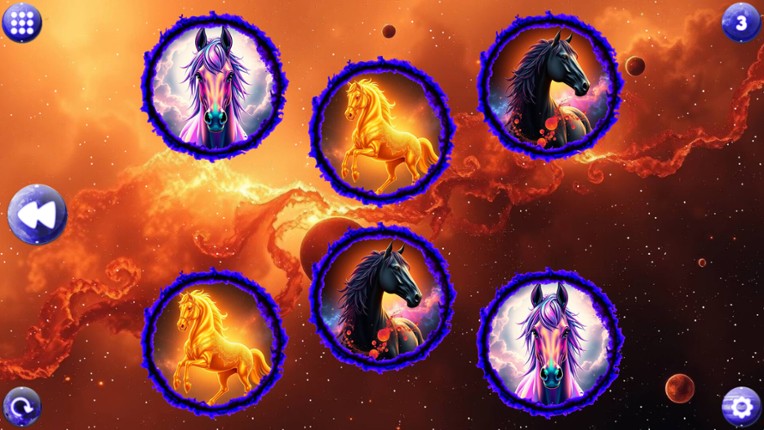 Space Memory: Horses screenshot
