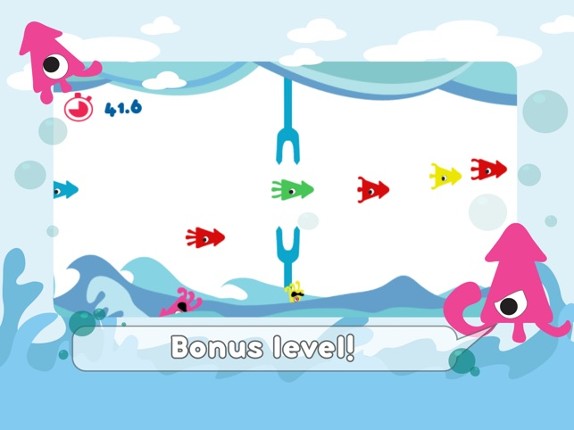 Squishing Squid - Switch and Squish the Colorful Squid screenshot
