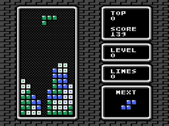 Tetris (Atari 8-Bit) by Eric Carr Image