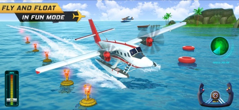 Airplane Pilot Flight: 3D Game Image