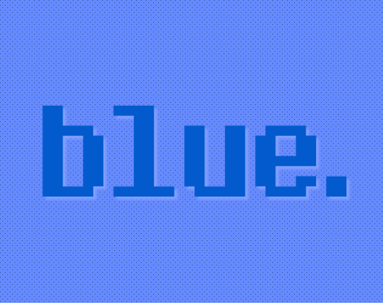 blue. Game Cover