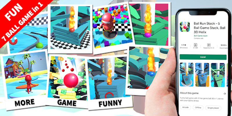 Ball Run Stack: Stack Ball 3D screenshot