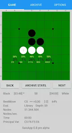 SaioApp - The Othello engine screenshot
