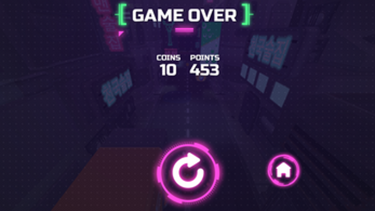 Neon City Endless Runner screenshot