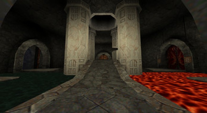 The Castle of The Two Dragon Kings || Quake 1 Custom Map screenshot