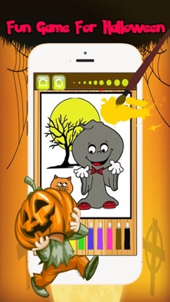 Halloween Coloring Book:Color Games For Adult Kids screenshot