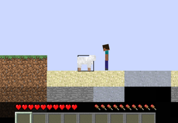 Minecraft 2D screenshot