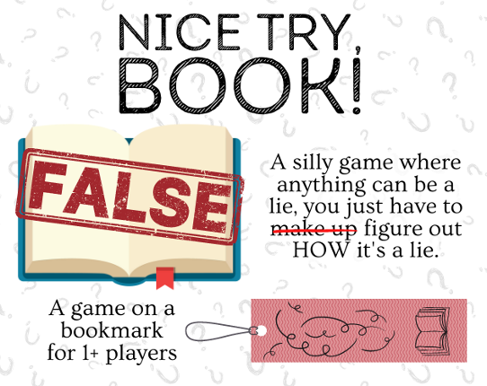 Nice Try, Book! Game Cover