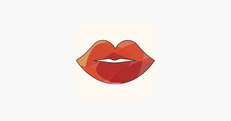 Valentines Pixel Coloring Book Image