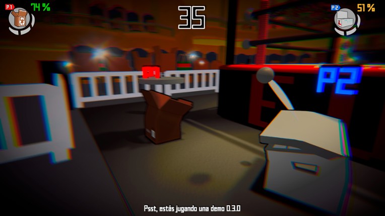 Wrestling Cardboard Championship screenshot