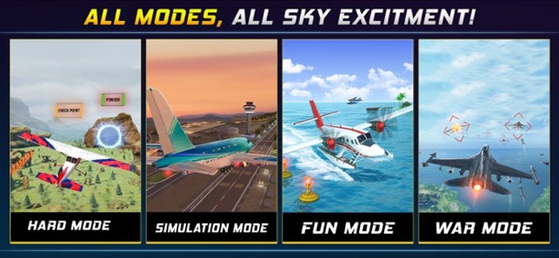 Airplane Pilot Flight: 3D Game screenshot