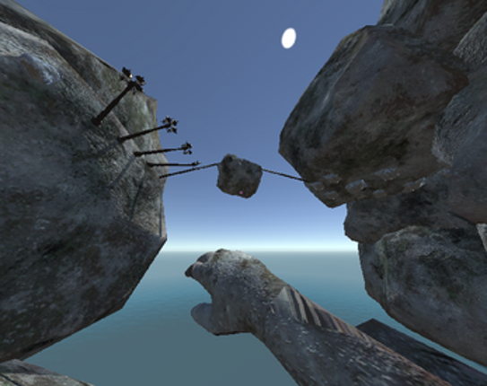 Climbing Up A Goshdarned Mountain With One Goshdarned Hand Image