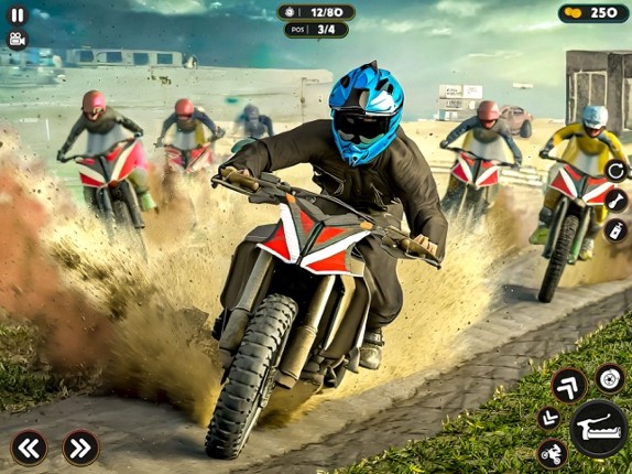Dirt Bike Stunt Motocross Game screenshot