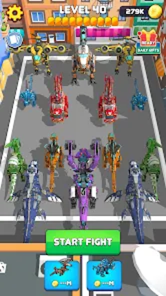 Vehicle Dinosaur Clash Battle screenshot