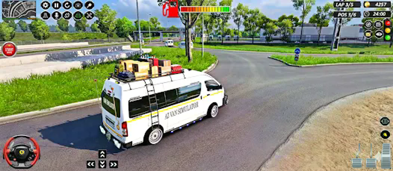Van Taxi Games Offroad Driving screenshot